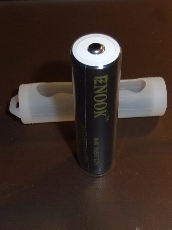 Enook 2600mAh protected button top 18650