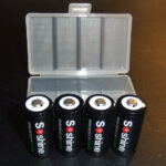4x Soshine 700mAh Button Top 16340