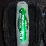 Vapcell 20A/35A R25 18650 2500mAh battery