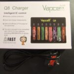Vapcell Q8 8 bay charger for 18650/26650