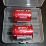 2x Vapcell A20 23650 2000mAh bateries