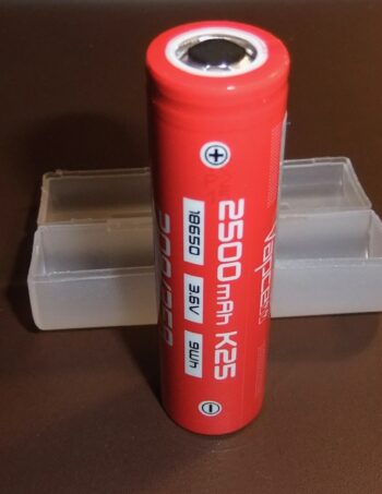 Vapcell 20A/35A K25 18650 2500mAh battery