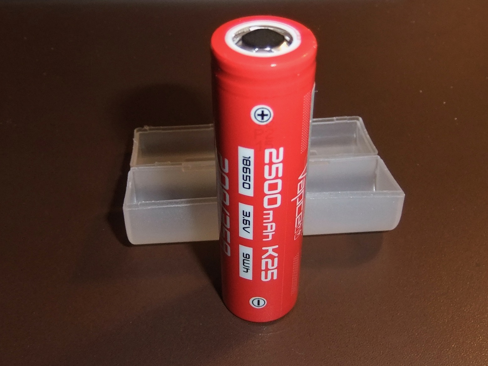 Vapcell 20A/35A K25 18650 2500mAh battery