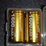 2x 5A Vapcell  INR 18350  1600mAh batteries