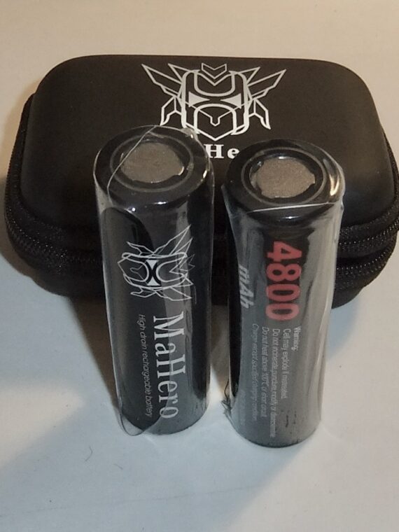 2 x 25A / 20A Mahero 4800mAh 21700 batteries