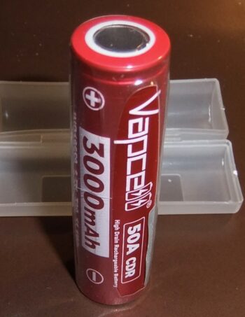 50A Vapcell Z30 3000mAh Unprotected flat top 18650