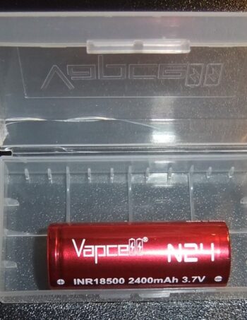 1x Vapcell N24 2400mah 18500