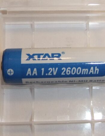 1 x Xtar AA NiMh 1.2v 2600mAh Rechargeable Battery