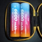 2 x  Vapcell F66 6600mAh 21700 batteries
